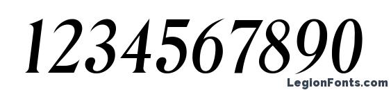 DenverSerial Medium Italic Font, Number Fonts