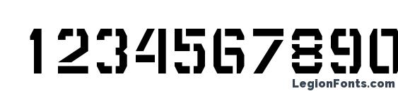 DepotTrapharet2D Font, Number Fonts