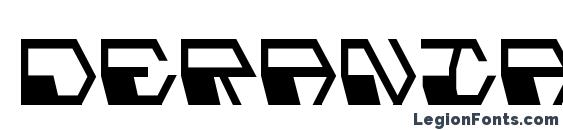 шрифт Deranian Condensed, бесплатный шрифт Deranian Condensed, предварительный просмотр шрифта Deranian Condensed