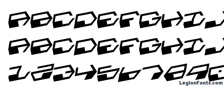 glyphs Deranian Rotalic font, сharacters Deranian Rotalic font, symbols Deranian Rotalic font, character map Deranian Rotalic font, preview Deranian Rotalic font, abc Deranian Rotalic font, Deranian Rotalic font