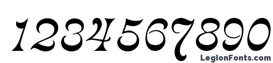 Derniere Font, Number Fonts