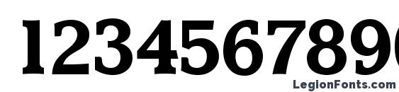 Derringer Bold Font, Number Fonts