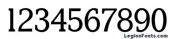 DerringerSerial Regular Font, Number Fonts