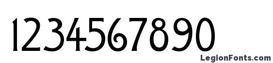 DesdaC Font, Number Fonts