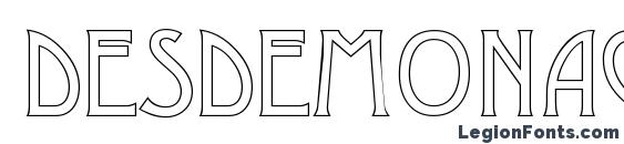 DesdemonaC font, free DesdemonaC font, preview DesdemonaC font