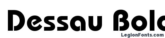Dessau Bold Regular font, free Dessau Bold Regular font, preview Dessau Bold Regular font
