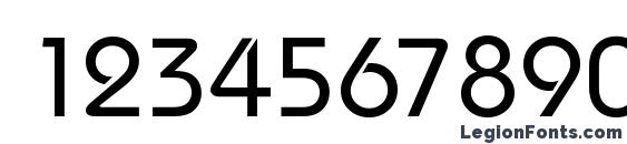 Dessau Medium Regular Font, Number Fonts