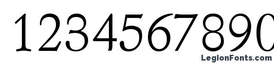 Deutch SSi Font, Number Fonts