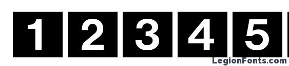 DeutscheBahnAG One Font, Number Fonts