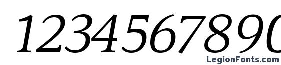 Devin Italic Font, Number Fonts