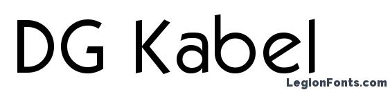 DG Kabel Font, TTF Fonts