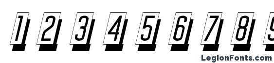DG MasterCard Font, Number Fonts