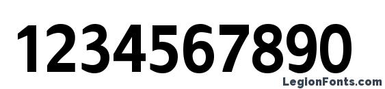 Dialog Cond Bold Font, Number Fonts