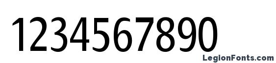 Dialog Cond Font, Number Fonts