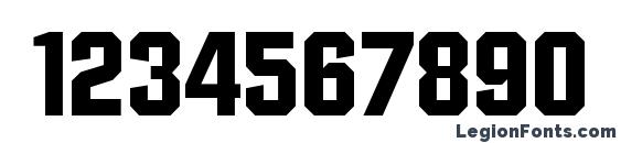 Diamante Bold DB Font, Number Fonts