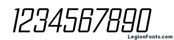 Diamante Italic Font, Number Fonts