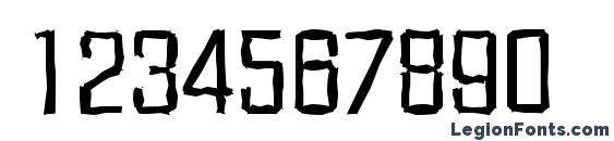 DiamanteAntique Regular Font, Number Fonts