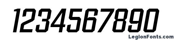 DiamanteSerial Medium Italic Font, Number Fonts