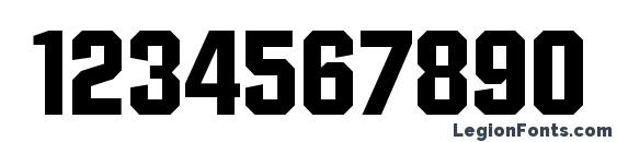 DiamanteSerial Xbold Regular Font, Number Fonts