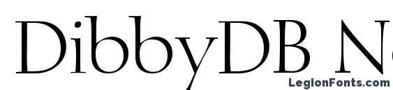DibbyDB Normal Font