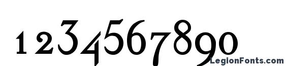 Dickens Bold Font, Number Fonts