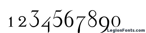 Dickens Regular Font, Number Fonts