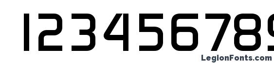 DicotMedium Regular Font, Number Fonts