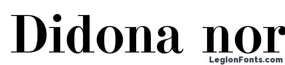 Didona normal font, free Didona normal font, preview Didona normal font