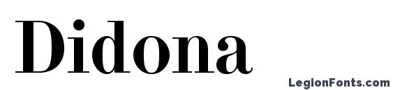 шрифт Didona, бесплатный шрифт Didona, предварительный просмотр шрифта Didona
