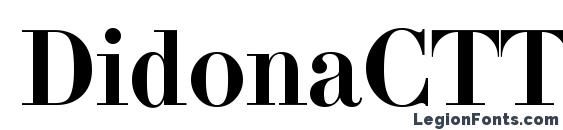 шрифт DidonaCTT, бесплатный шрифт DidonaCTT, предварительный просмотр шрифта DidonaCTT