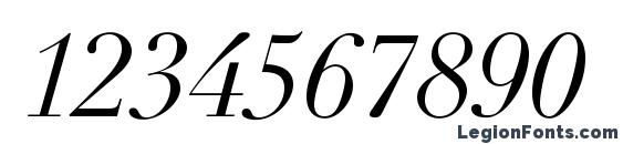 DidotLTStd Italic Font, Number Fonts