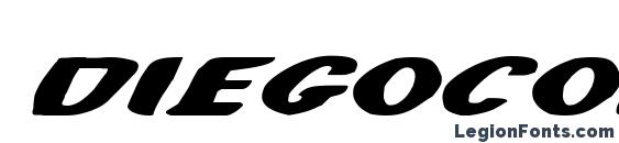DiegoCon Italic font, free DiegoCon Italic font, preview DiegoCon Italic font