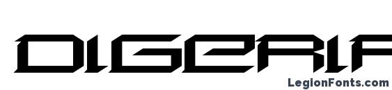 шрифт Digeria normal, бесплатный шрифт Digeria normal, предварительный просмотр шрифта Digeria normal