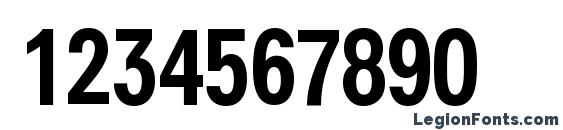 DigestDB Normal Font, Number Fonts