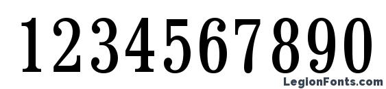 Digi Antiqua LT Light Condensed Font, Number Fonts