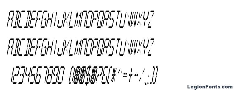 glyphs Digital Readout Condensed font, сharacters Digital Readout Condensed font, symbols Digital Readout Condensed font, character map Digital Readout Condensed font, preview Digital Readout Condensed font, abc Digital Readout Condensed font, Digital Readout Condensed font