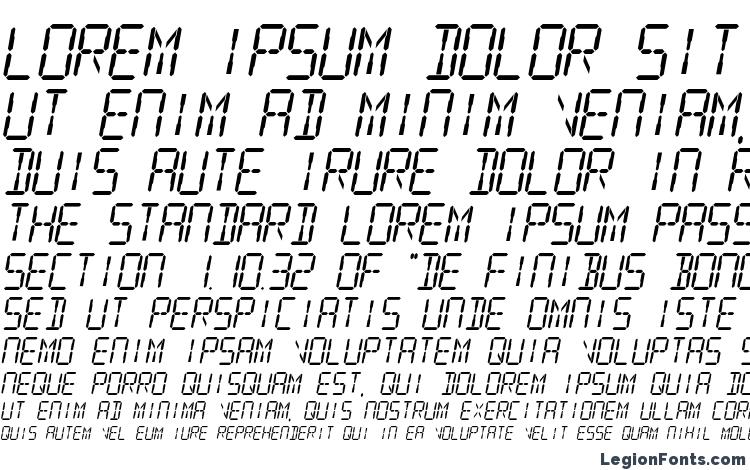 specimens Digital Readout font, sample Digital Readout font, an example of writing Digital Readout font, review Digital Readout font, preview Digital Readout font, Digital Readout font