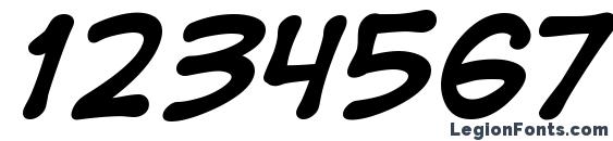 DigitalStrip Bold Font, Number Fonts