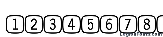 DigitsandPairsA Font, Number Fonts