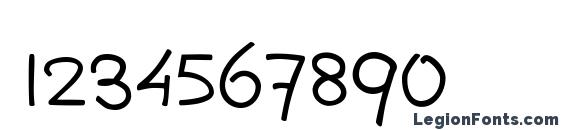 Dijkstra Medium Font, Number Fonts