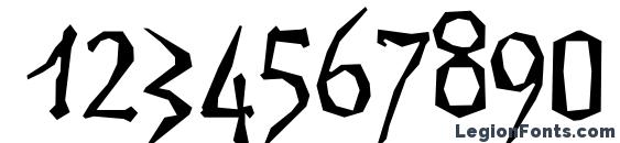 Dikovina Font, Number Fonts