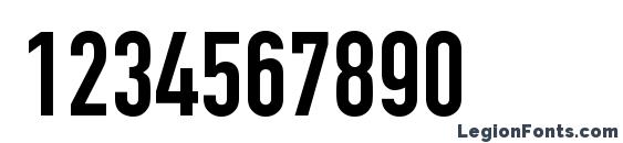 DIN 1451 Engschrift LT Alternate Font, Number Fonts