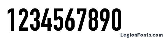 DIN 1451 Engschrift LT Font, Number Fonts
