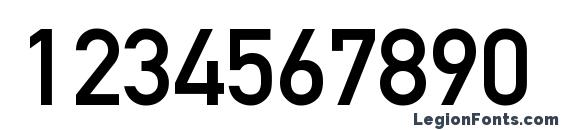 DIN 1451 Mittelschrift LT Font, Number Fonts