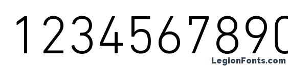 DIN Next LT Arabic Light Font, Number Fonts