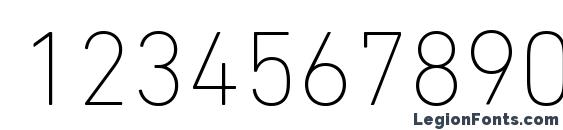 DIN Next LT Arabic UltraLight Font, Number Fonts