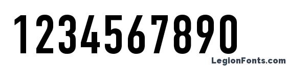 Шрифт Dincondensedc, Шрифты для цифр и чисел