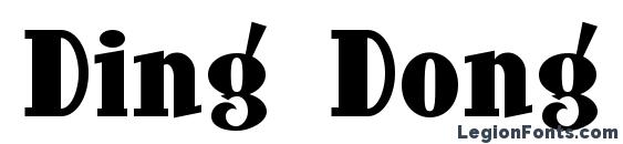 Ding Dong Daddyo NF font, free Ding Dong Daddyo NF font, preview Ding Dong Daddyo NF font