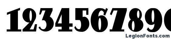 Ding DongDaddyO Font, Number Fonts