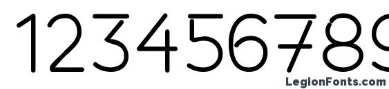 Dinko SSi Font, Number Fonts